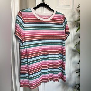 Torrid everyday comfortable short sleeve striped t-shirt